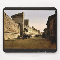 The ramparts, Avignon, Provence, France classic Ph Mouse Pad