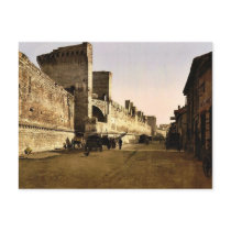 The ramparts, Avignon, Provence, France classic Ph Postcard