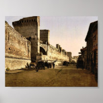 The ramparts, Avignon, Provence, France classic Ph Posters
