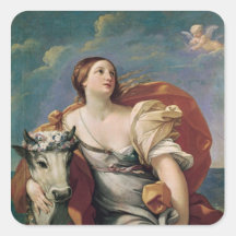 The Rape of Europa Square Stickers