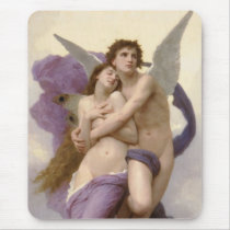 The Rapture of Psyche by William Bouguereau Mousepads