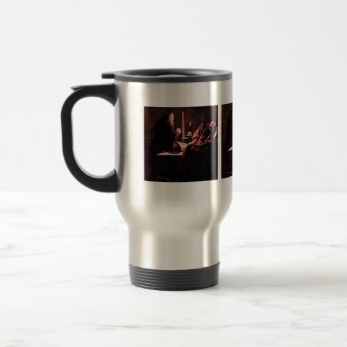 The rapture of St. Francis by Georges de La Tour Mug