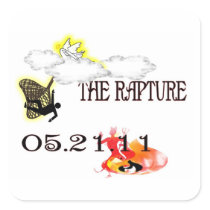 The Rapture Square Sticker