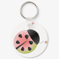 The Rare Watermelon Ladybug keychains