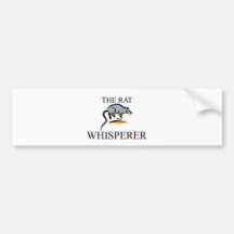 The Rat Whisperer Bumper Sticker