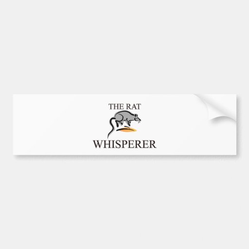 The Rat Whisperer Bumper Sticker