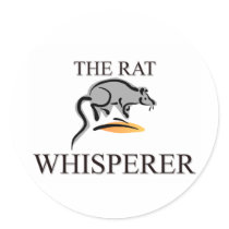 The Rat Whisperer Round Sticker