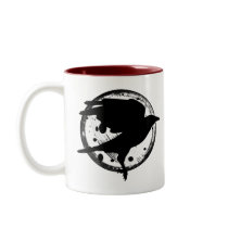 The Raven and the Moon Mug by MidnightAkita The Raven and the Moon Mug