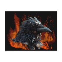 "The Raven Fire" Gifts postcards