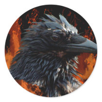 "The Raven Fire" Gifts stickers by HANDPRINTS "The Raven Fire" Gifts stickers