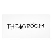 The Raven Groom Personalized Photo Card