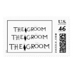 The Raven Groom Postage Stamp