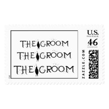 The Raven Groom Postage Stamp
