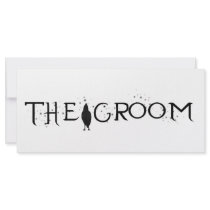 The Raven Groom Rack Card Template
