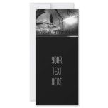 The Raven - Nevermore Sunbeams Tree B&amp;W Customized Rack Card