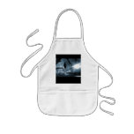 The Raven - Nevermore Sunbeams & Tree Blue Apron