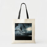 The Raven - Nevermore Sunbeams & Tree Blue Canvas Bag