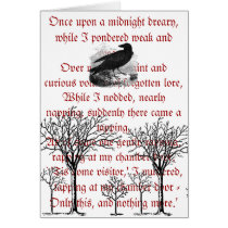 The Raven Vintage Card