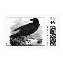 The Raven Vintage Stamp