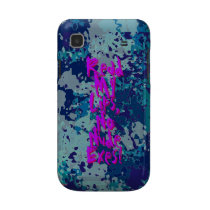 The Read My Lips, No Nude Exes Blues Samsung Galaxy Case