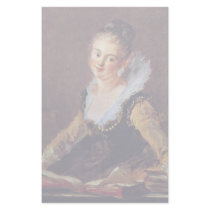 The Reader By Fragonard Jean-Honoré (Best Quality) Stationery