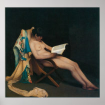 The Reading Girl, Theodore Roussel Poster