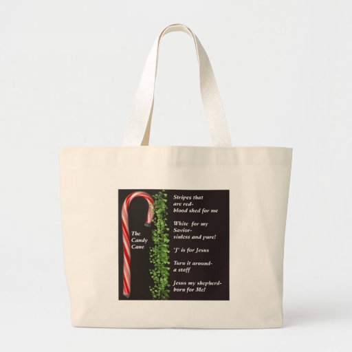 THe Real Candy Cane Meaning Tote Bags