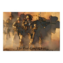 The Real Combat Vets, Into the Breach! posters by OjibwaeCrafts The Real Combat Vets, Into the Breach! posters