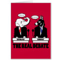 The Real Debate Card by jamierushad The Real Debate Card