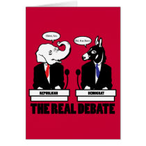 The Real Debate Card by jamierushad The Real Debate Card