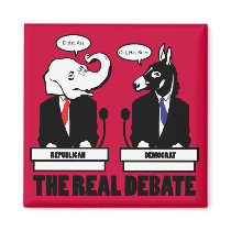 The Real Debate Magnet by jamierushad The Real Debate Magnet