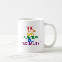 THE REAL GAY AGENDA MUGS