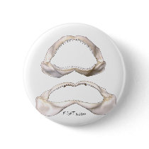 The Real Jaws-Sharks Teeth Pinback Buttons