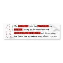 The Real Joy of Agility bumper stickers by DDGraphix The Real Joy of Agility bumper stickers