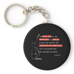 The Real Joy of Agility--dark apparel Key Chain