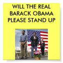 THE REAL OBAMA AKA THE CANDYMAN OR MESSIAH posters