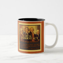 The Real Patriot Act, The Founding Fathers Mug