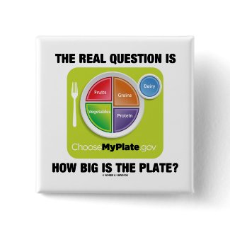 The Real Question Is How Big Is The Plate? button