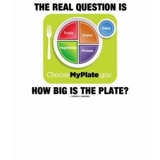 The Real Question Is How Big Is The Plate? shirt