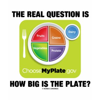 The Real Question Is How Big Is The Plate? shirt