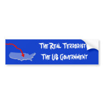 The Real Terrorists Bumper Stickers