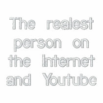 The realest person on the Internet and Youtube embroidered shirts