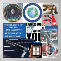 The Reality Of Drones and Surveillance Now Posters