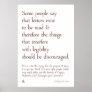 The reason for fonts posters