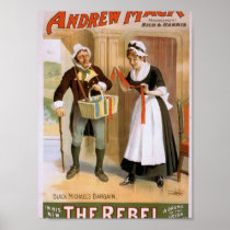 The Rebel, 'Black Michael's Bargain' Vintage Theat Print