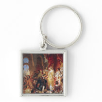 The Reception of Christopher Columbus Key Chain