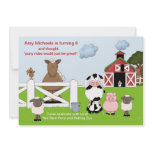 The Red Barn Birthday Party Invitation