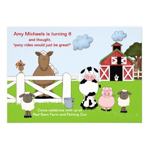 Barnyard Invites