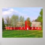 The Red Barn Print