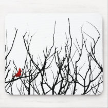 The Red Bird by Leslie Peppers Mousepad